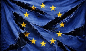 kapotte EU-vlag